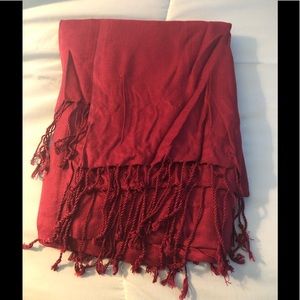 Cranberry color pashmina
